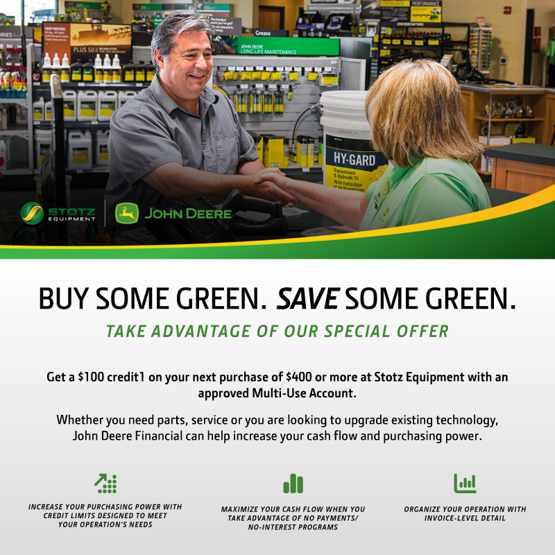 Buy some green. Save some green. | John Deere Multi-Use Finance Offer