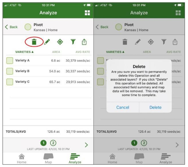 Image of MyOperations user inteface