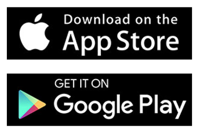 Image of Apple and Google app store logos