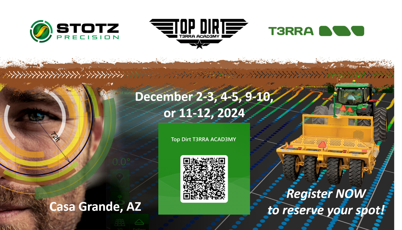 Stotz Precision | Top Dirt T3RRA Acad3my - Register Now!