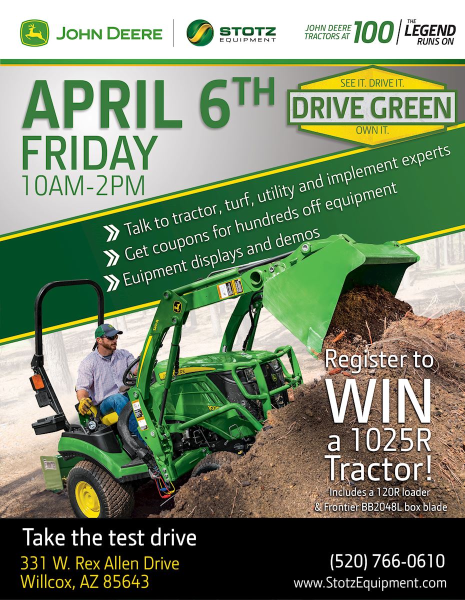 Willcox Az Drive Green Demo Event