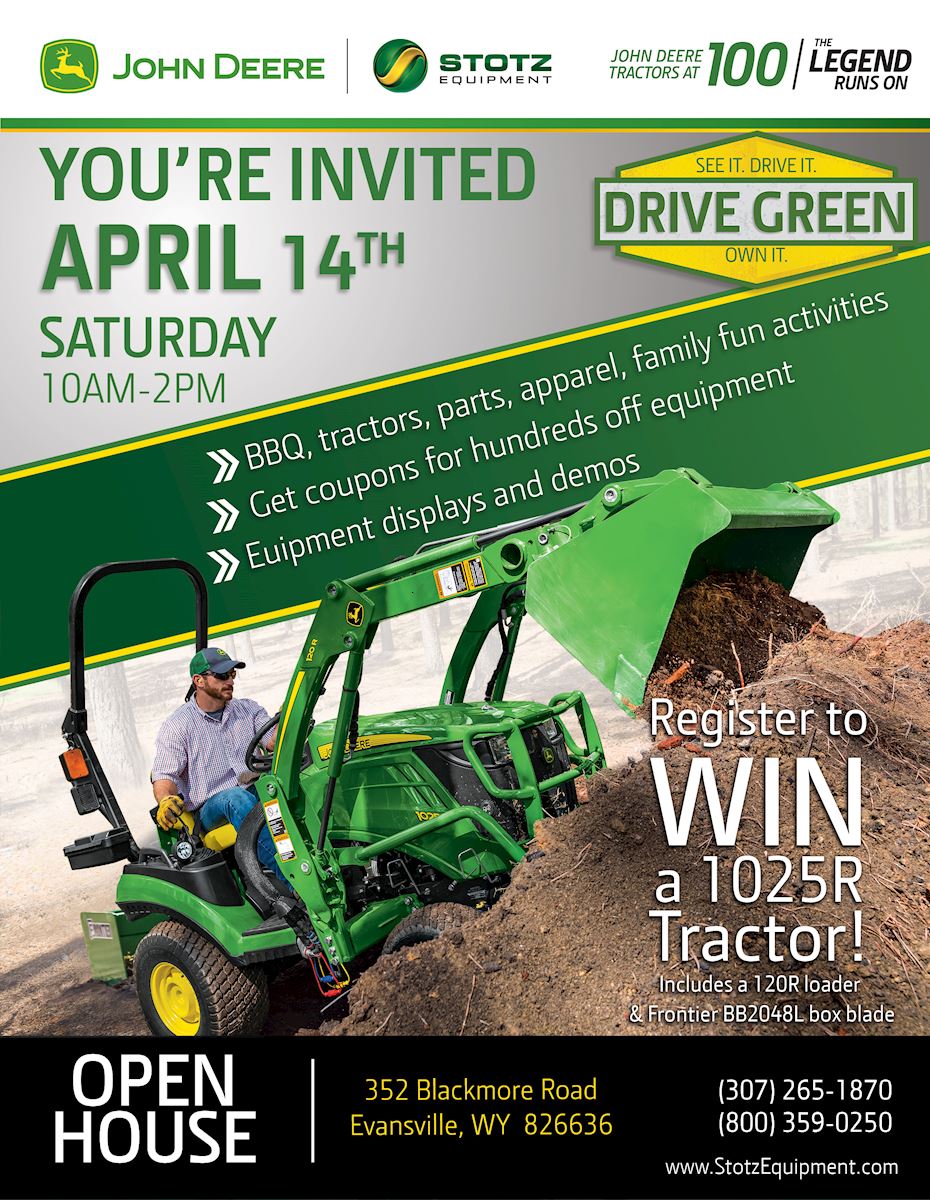 Casper Wy Stotz Equipment Drive Green and Open House Event