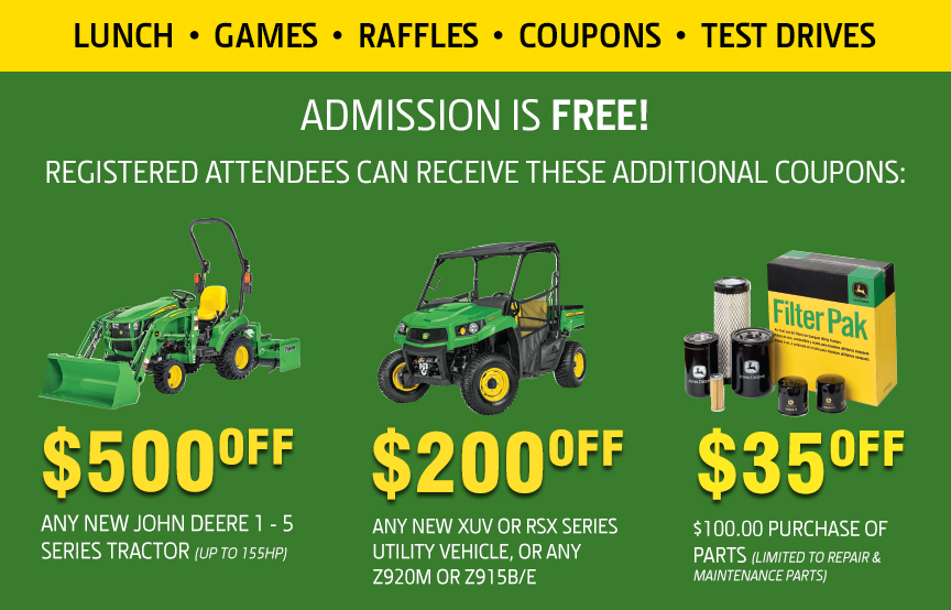 Lunch, Games, Raffles, Coupons, Test Drives