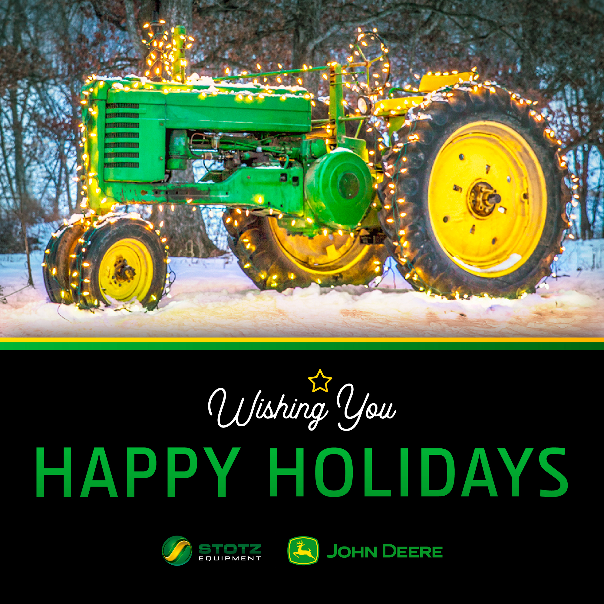 Happy Holidays from Stotz Equipment!