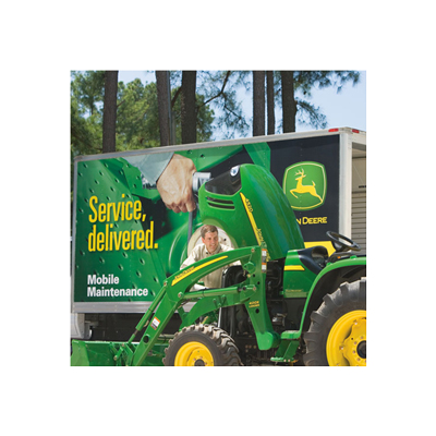image of mobile service man and tractor