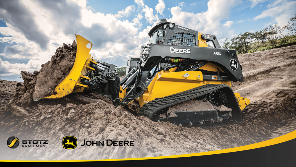 Compact Construction Equipment: John Deere 333G with SMARTGRADE™