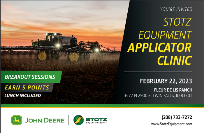 Applicator Clinic Flyer
