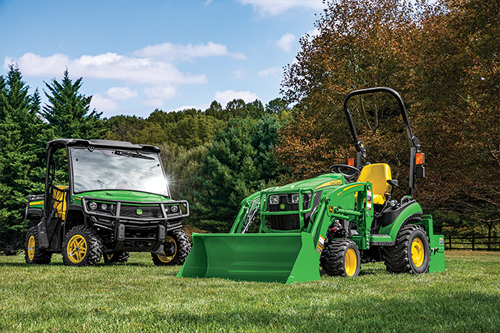 Image of John Deere Compact Tractor and Gator UTV