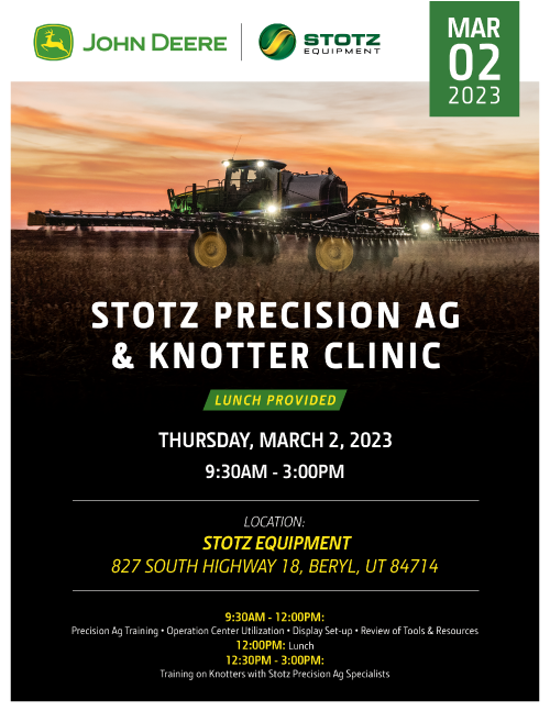 Stotz Precision Ag & Knotter Clinic