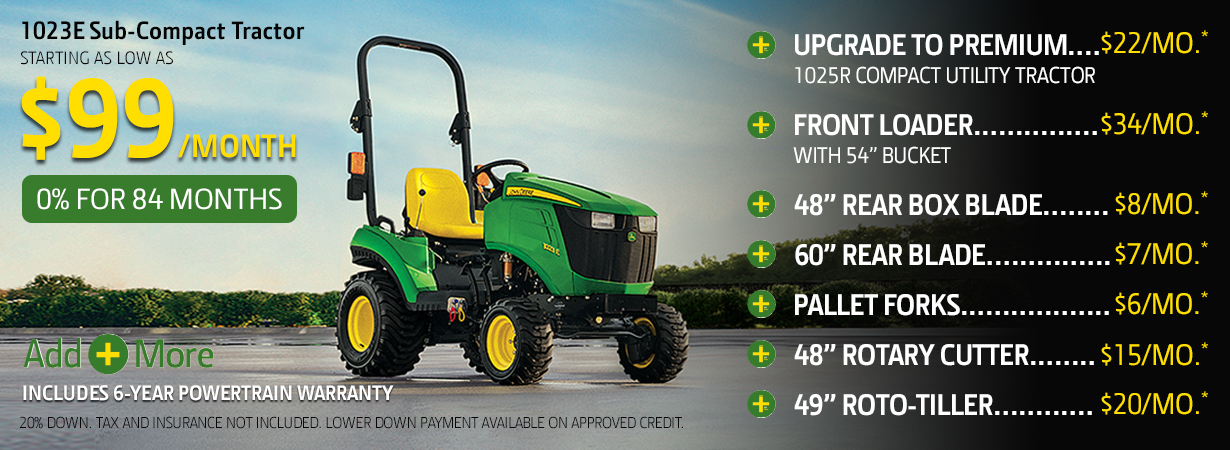 Pick Your Payment! | Compact Utility Tractors