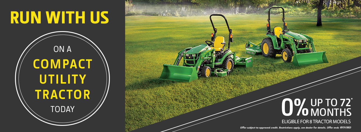 Image of tractor and graphics